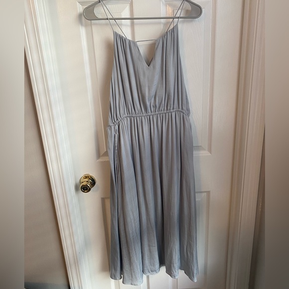 Urban Outfitters Bibi Satin Midi Dress - Size M - Picture 5 of 9
